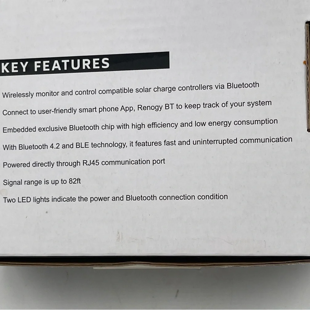 Renogy BT-2 Bluetooth Module for Rover Solar Charge Controllers RS485 - Picture 5 of 10